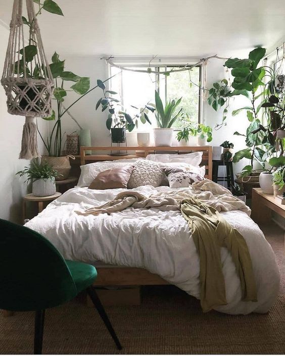 Minimalist Botanical Bedroom Design Ideas